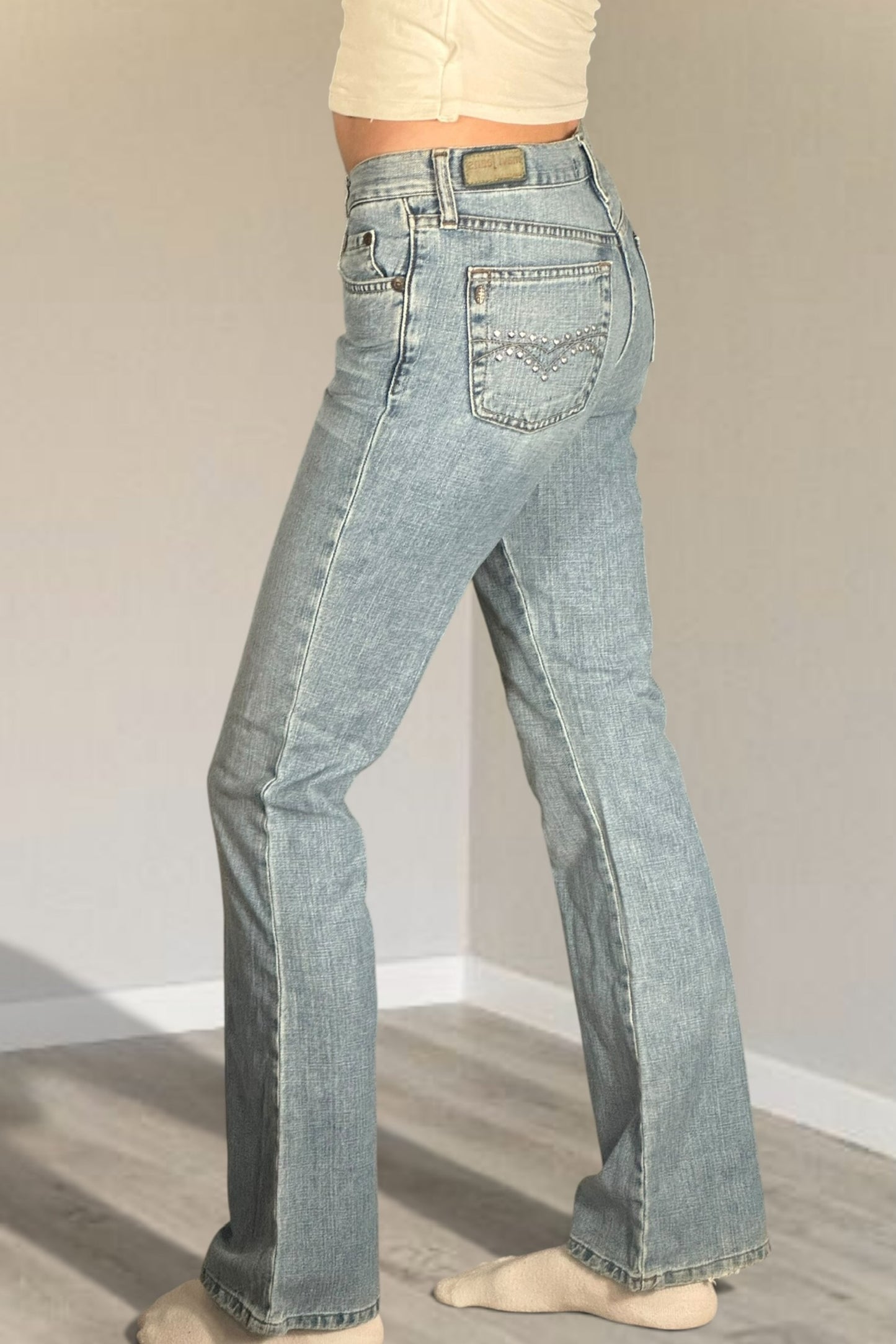 Lågmidjade jeans stl: XXS