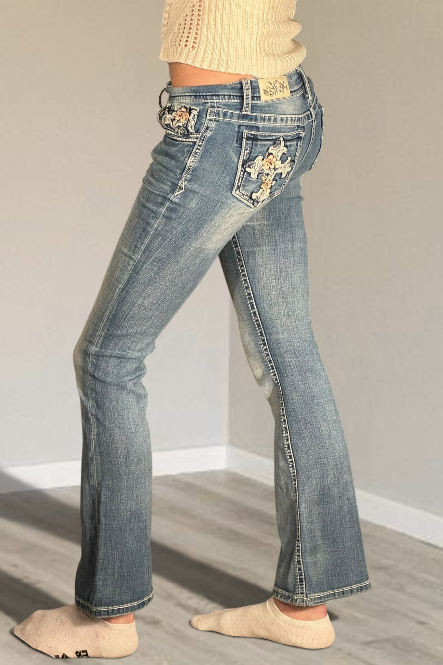 Lågmidjade jeans stl: XS