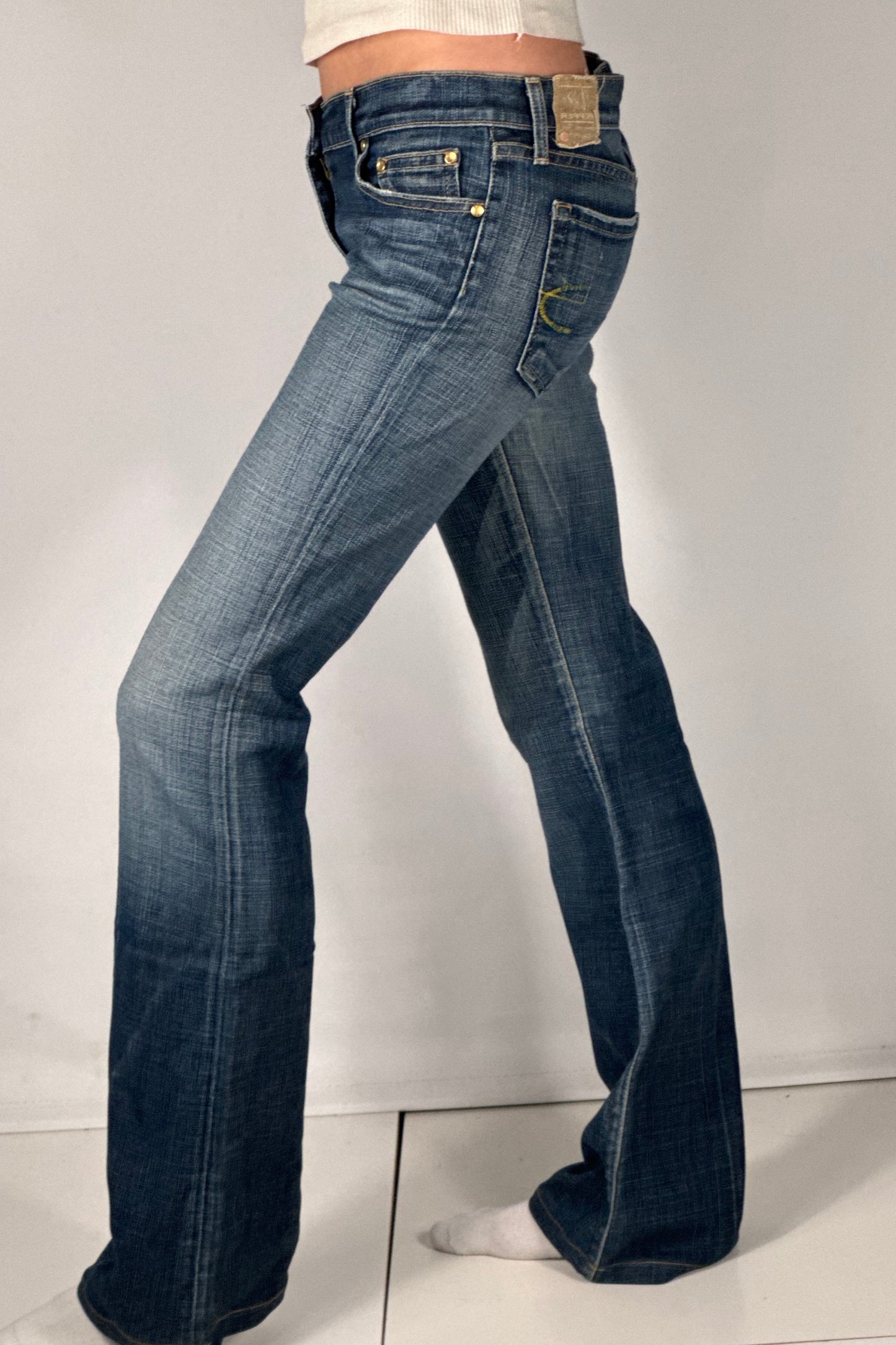 Lavlivede jeans str: XS