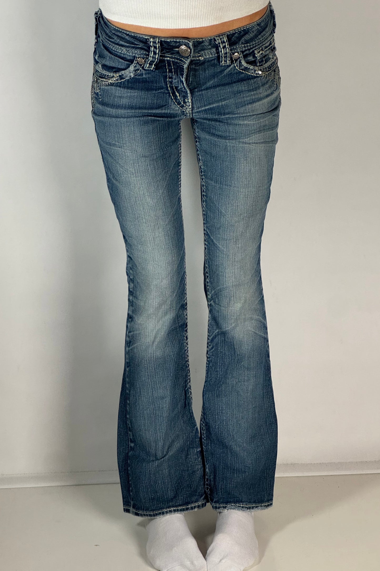 Lågmidjade jeans stl: XS