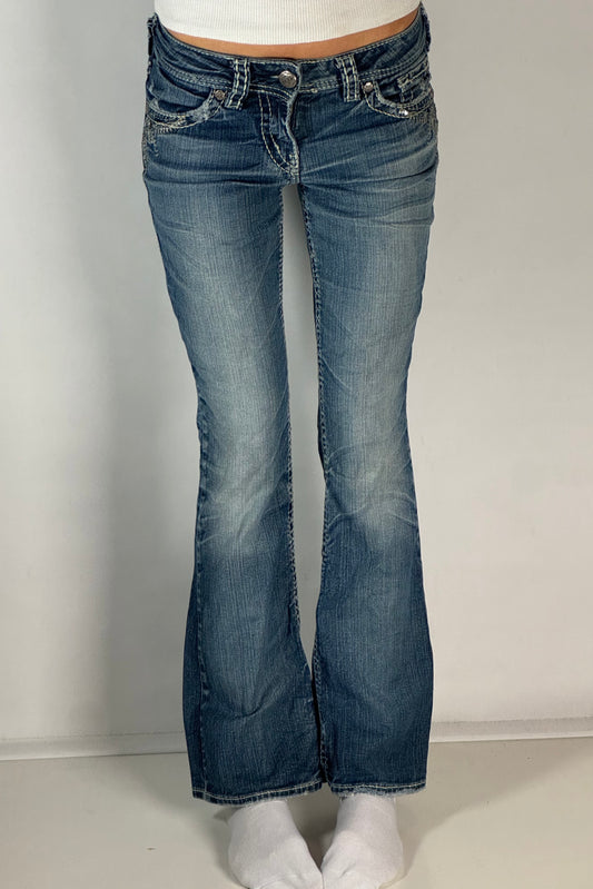 Lågmidjade jeans stl: XS