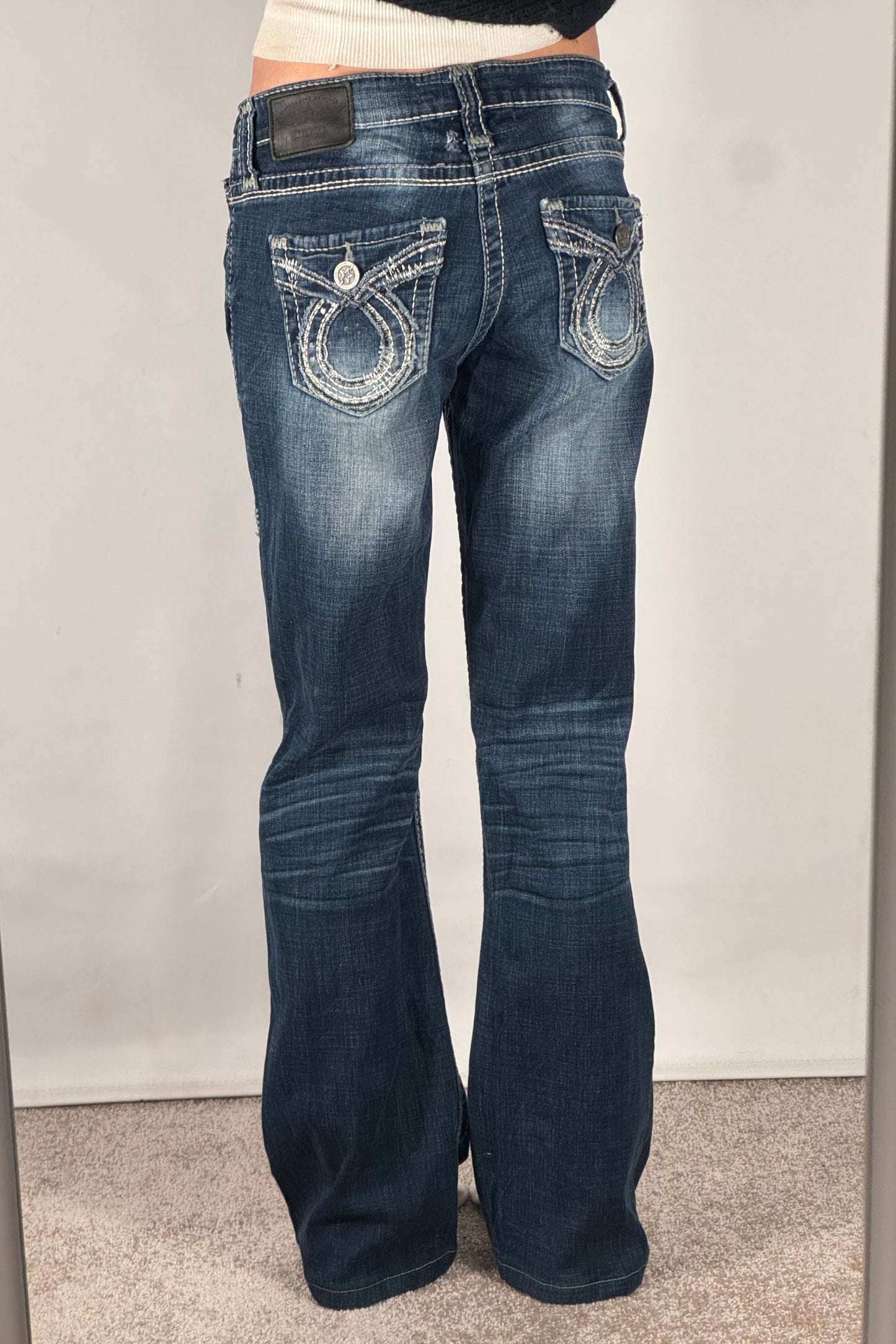 Lågmidjade jeans stl: S