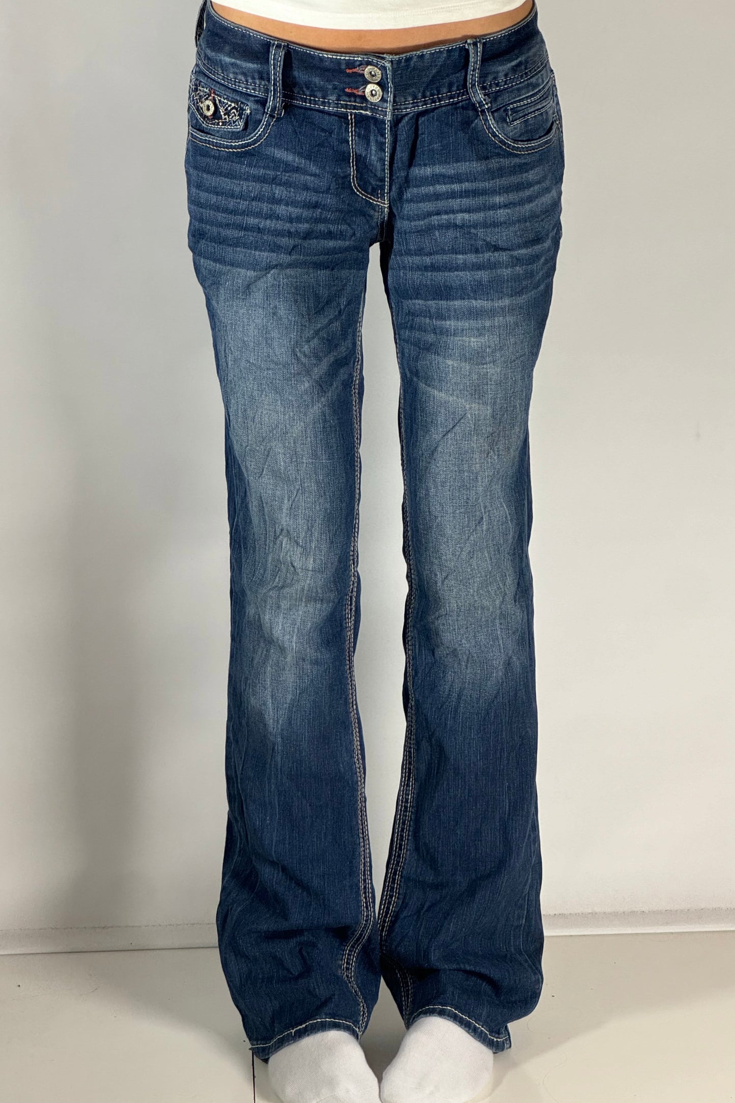 Lågmidjade jeans stl: S
