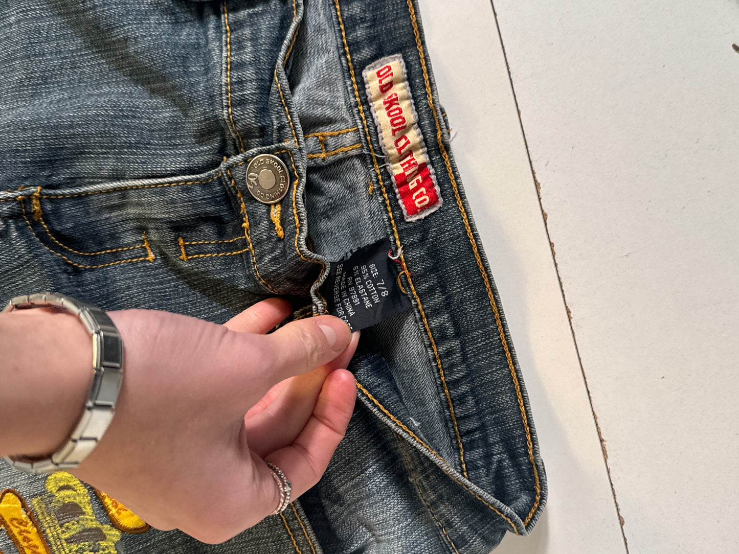 Lågmidjade jeans stl: XS