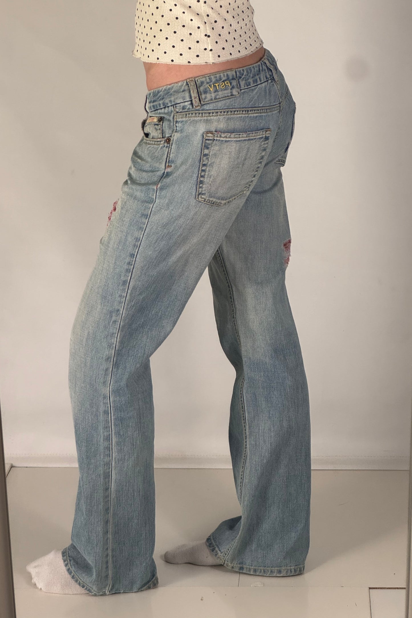 Lågmidjade jeans stl: XS/S