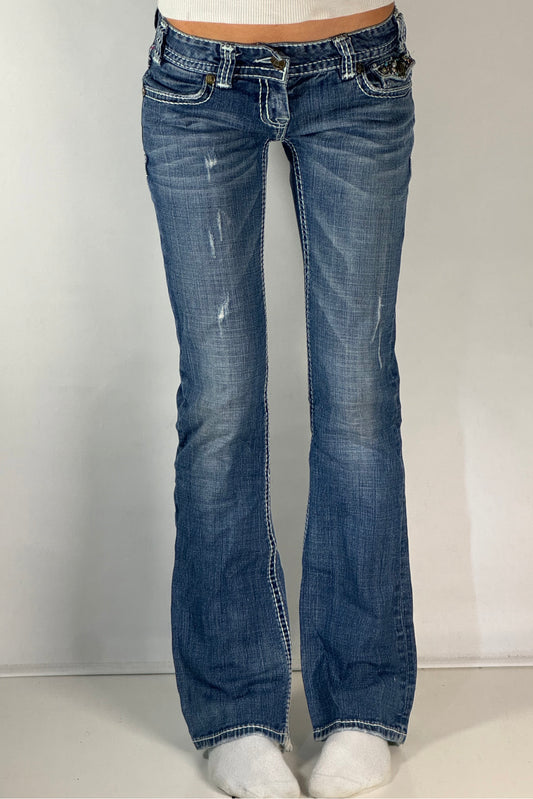 Lågmidjade jeans stl: XS