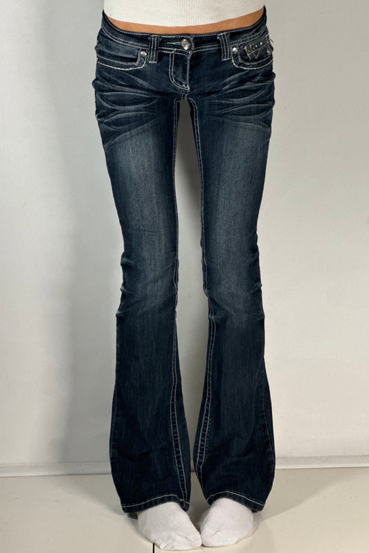 Lågmidjade jeans stl: XS