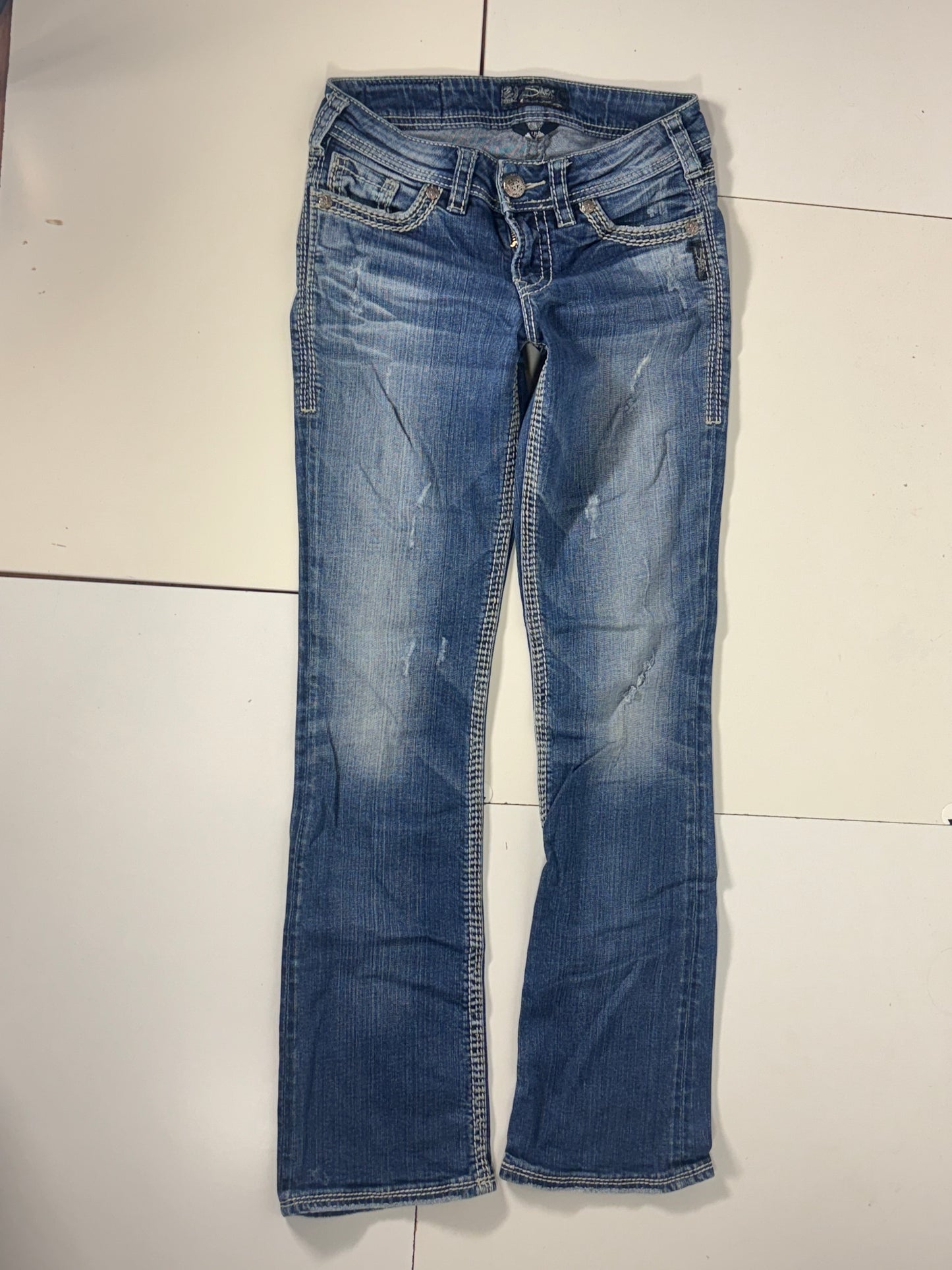 Lågmidjade jeans stl: XS