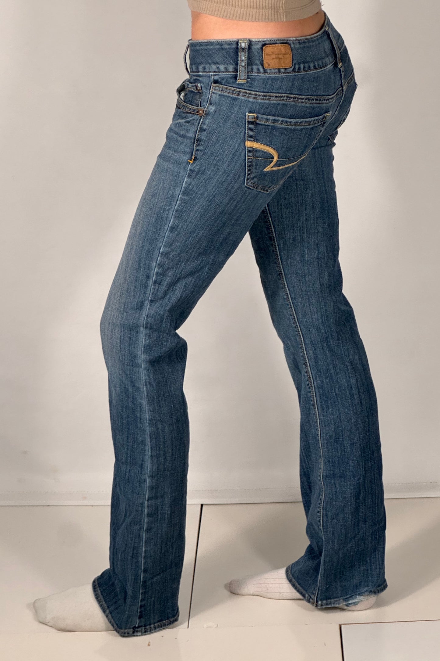 Lågmidjade jeans stl: S