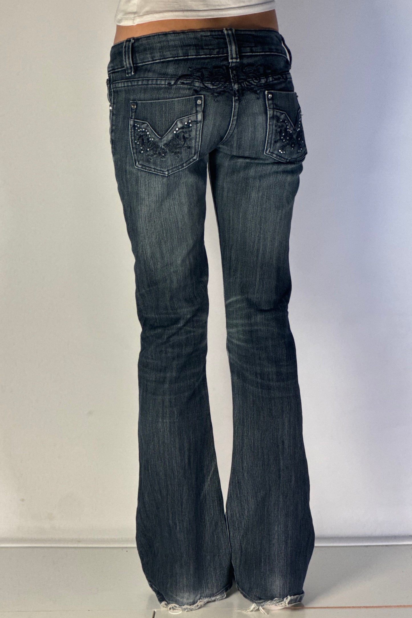 Lågmidjade jeans stl: XS