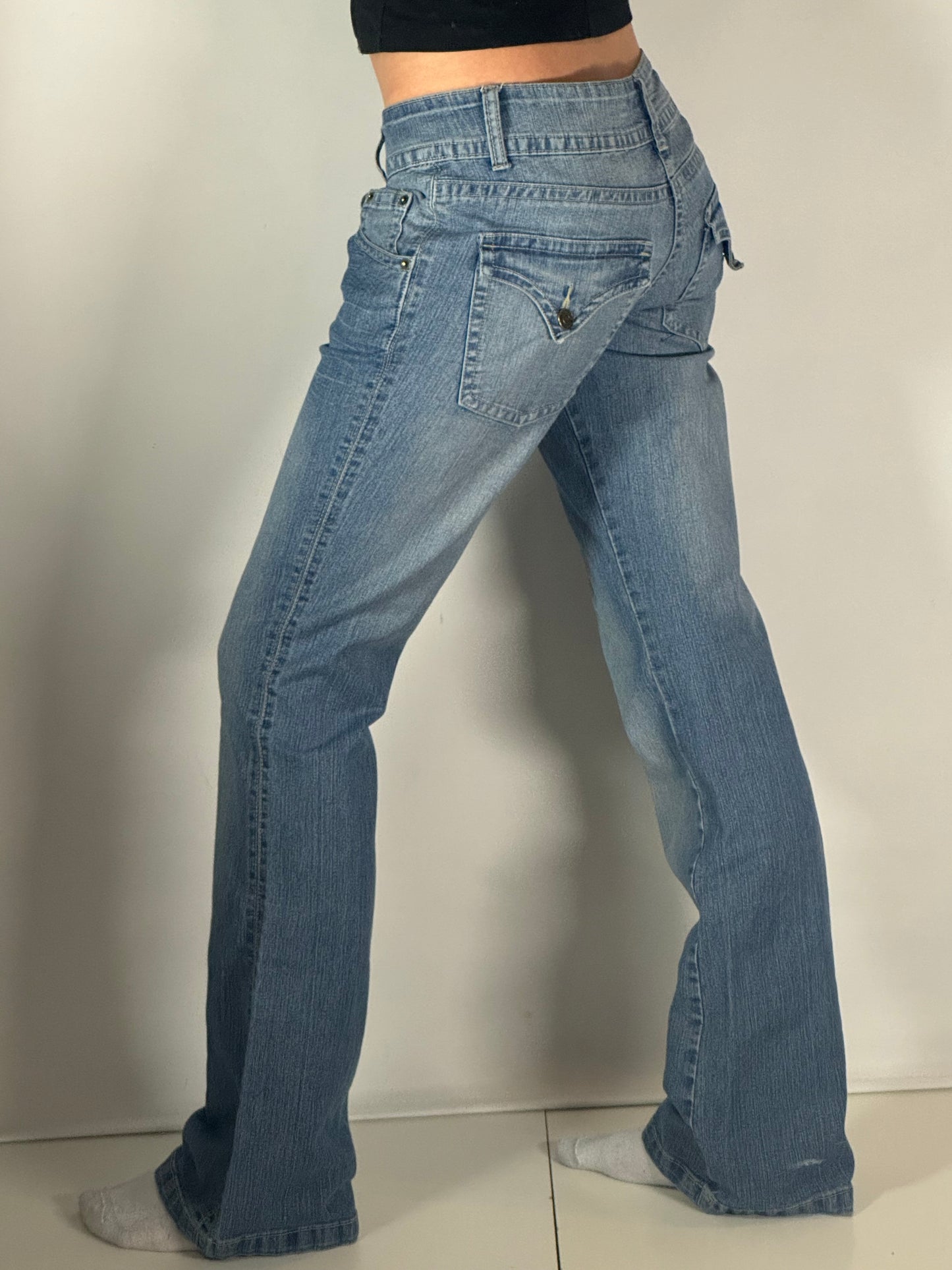 Lågmidjade jeans stl: S/M