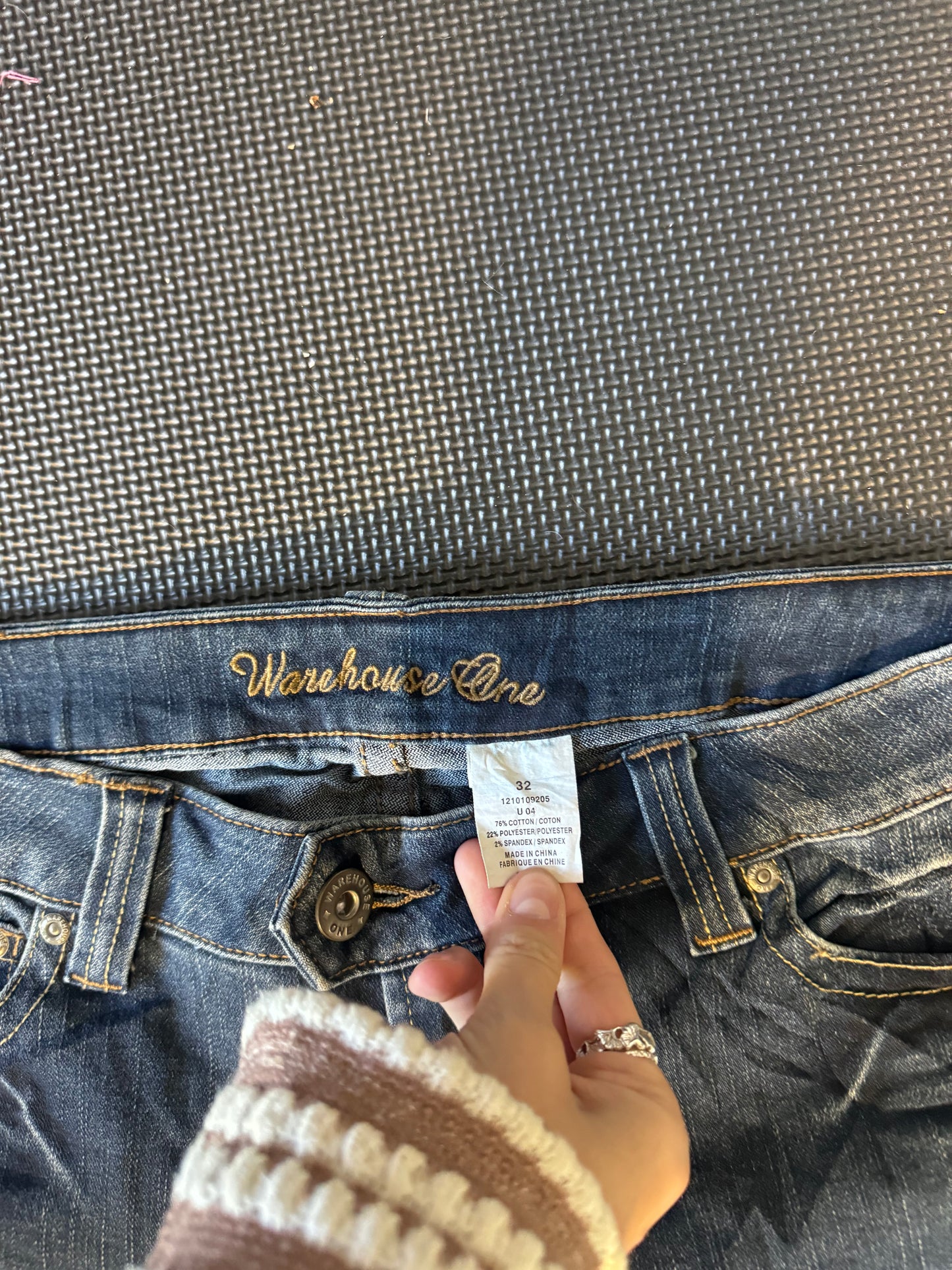Lågmidjade jeans stl: M