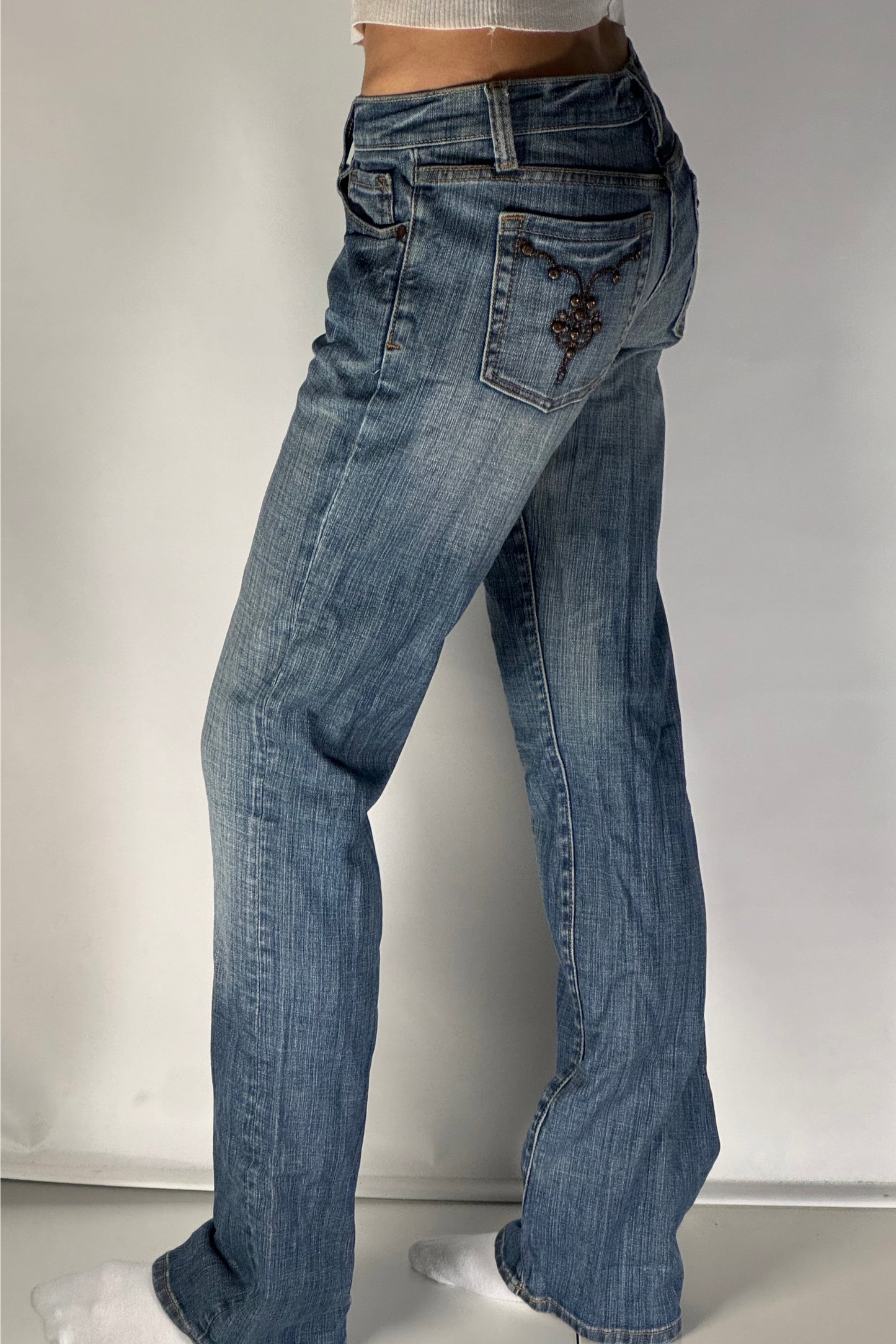Lågmidjade jeans stl: XS