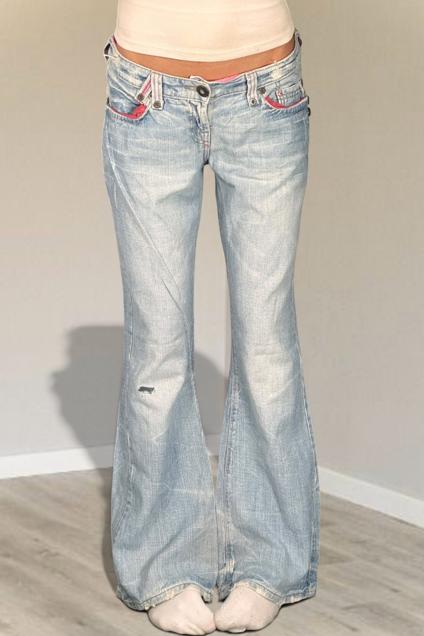 Lågmidjade jeans stl: M/L