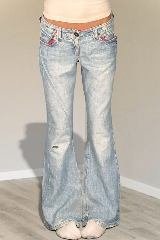 Lågmidjade jeans stl: M/L