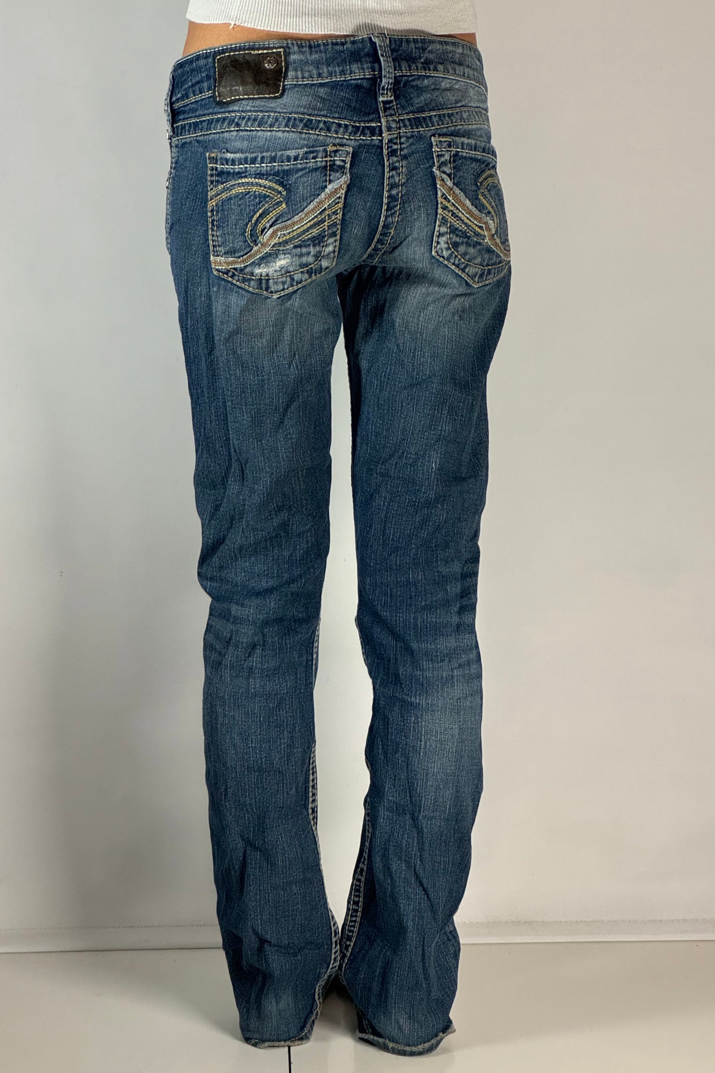 Lågmidjade jeans stl: S