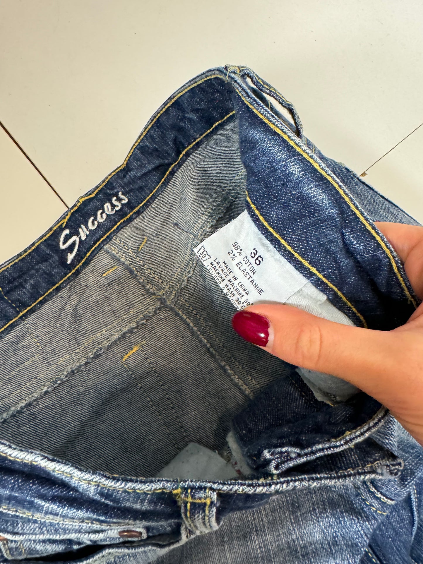 Lågmidjade jeans stl: S