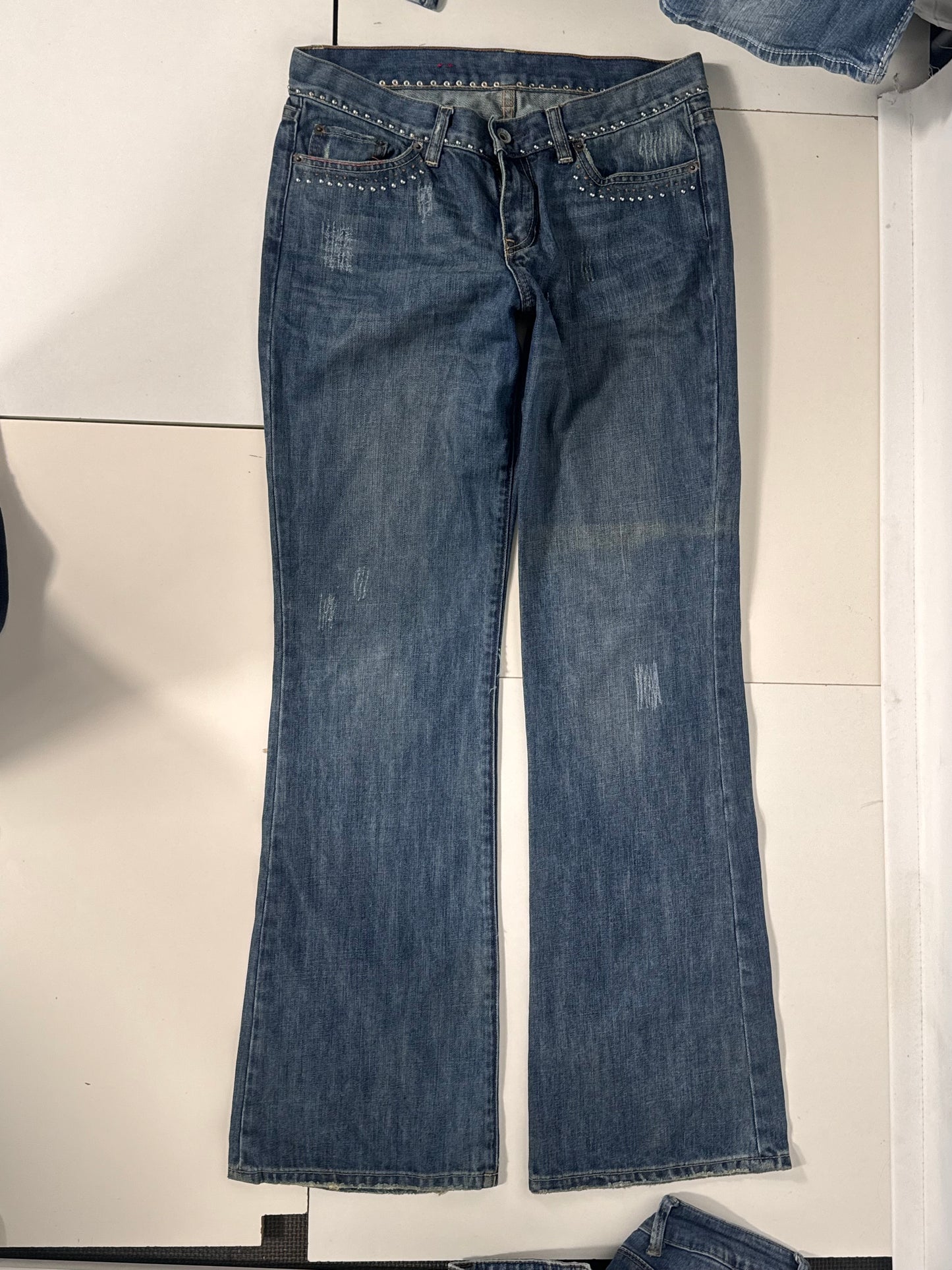 Lågmidjade jeans stl: S/M