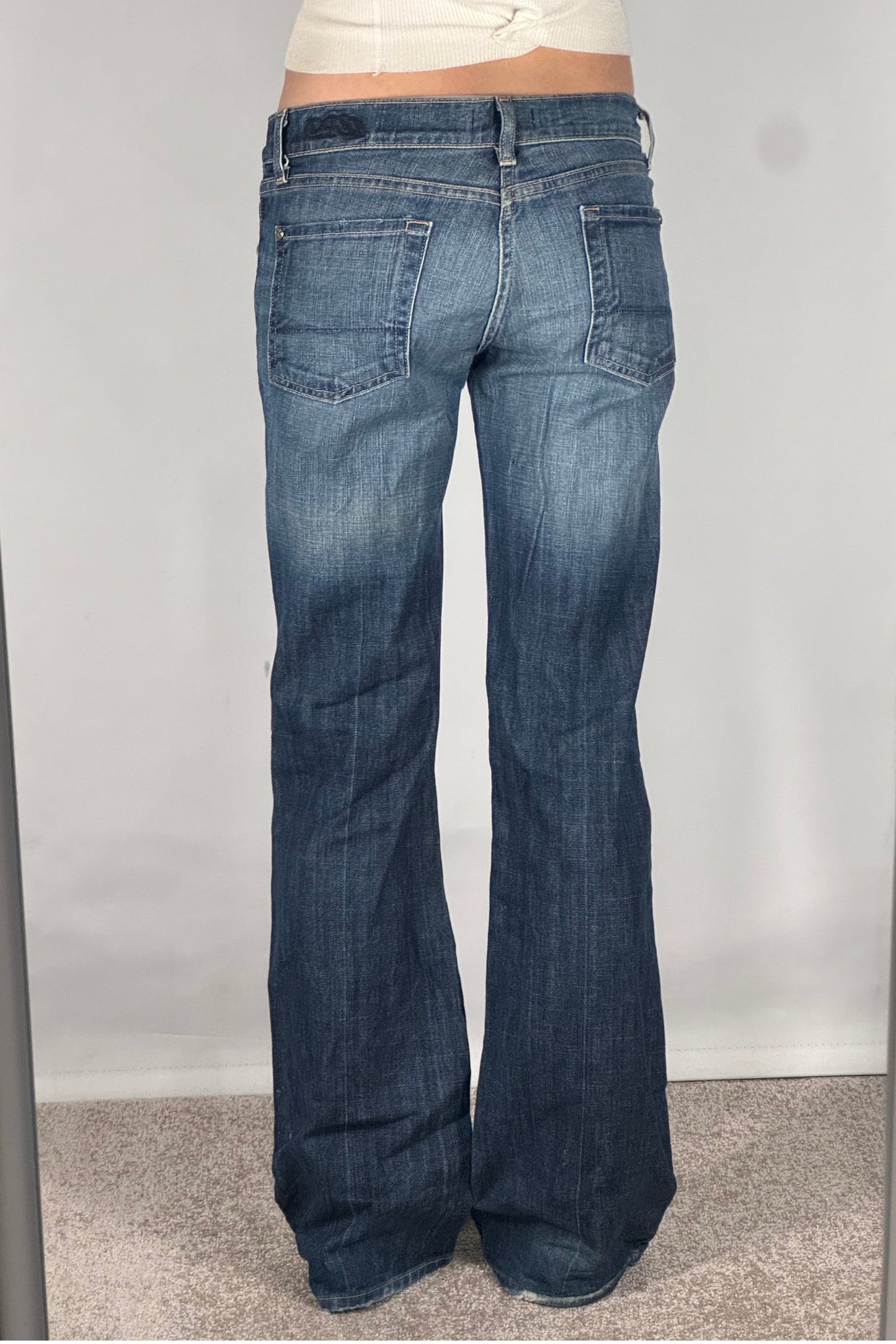 Lågmidjade jeans stl: S