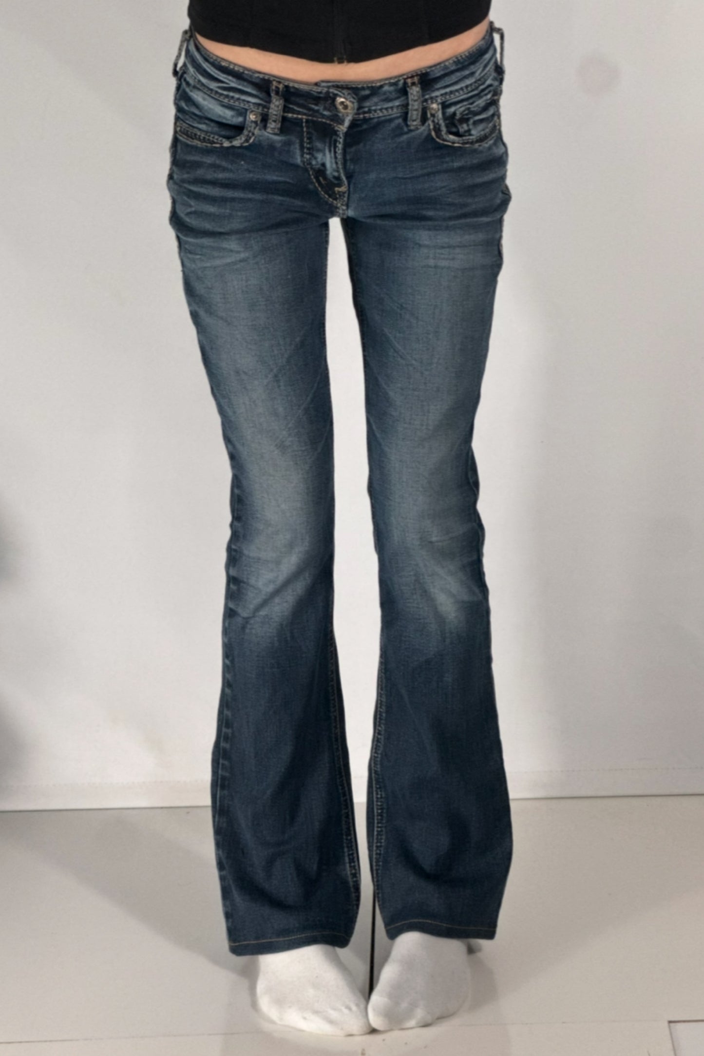 Lågmidjade jeans stl: XS