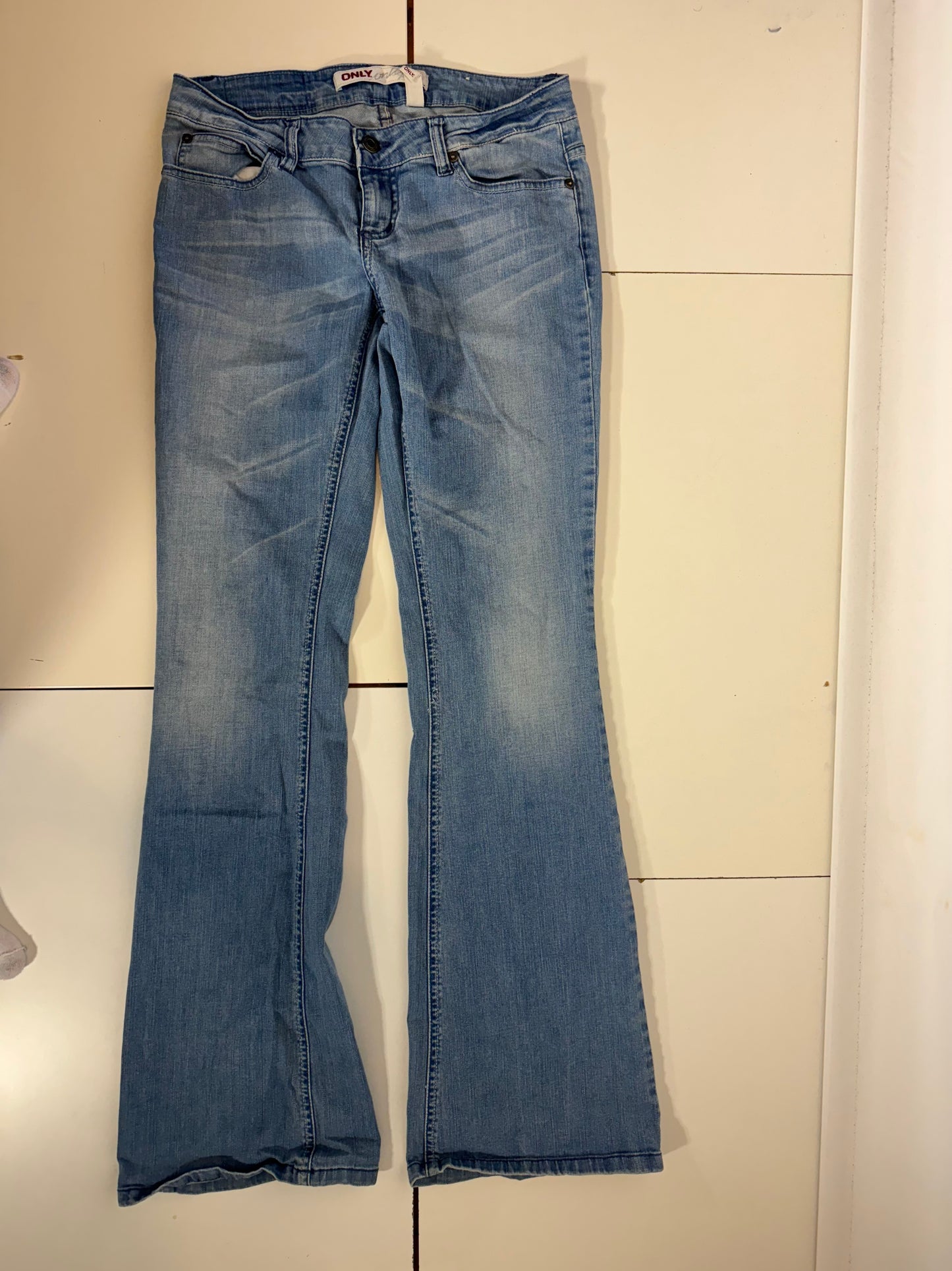 Lågmidjade jeans stl: S
