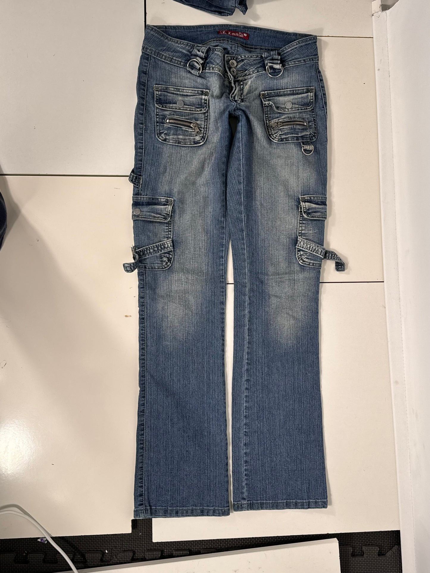 Lavtaljede jeans str: S