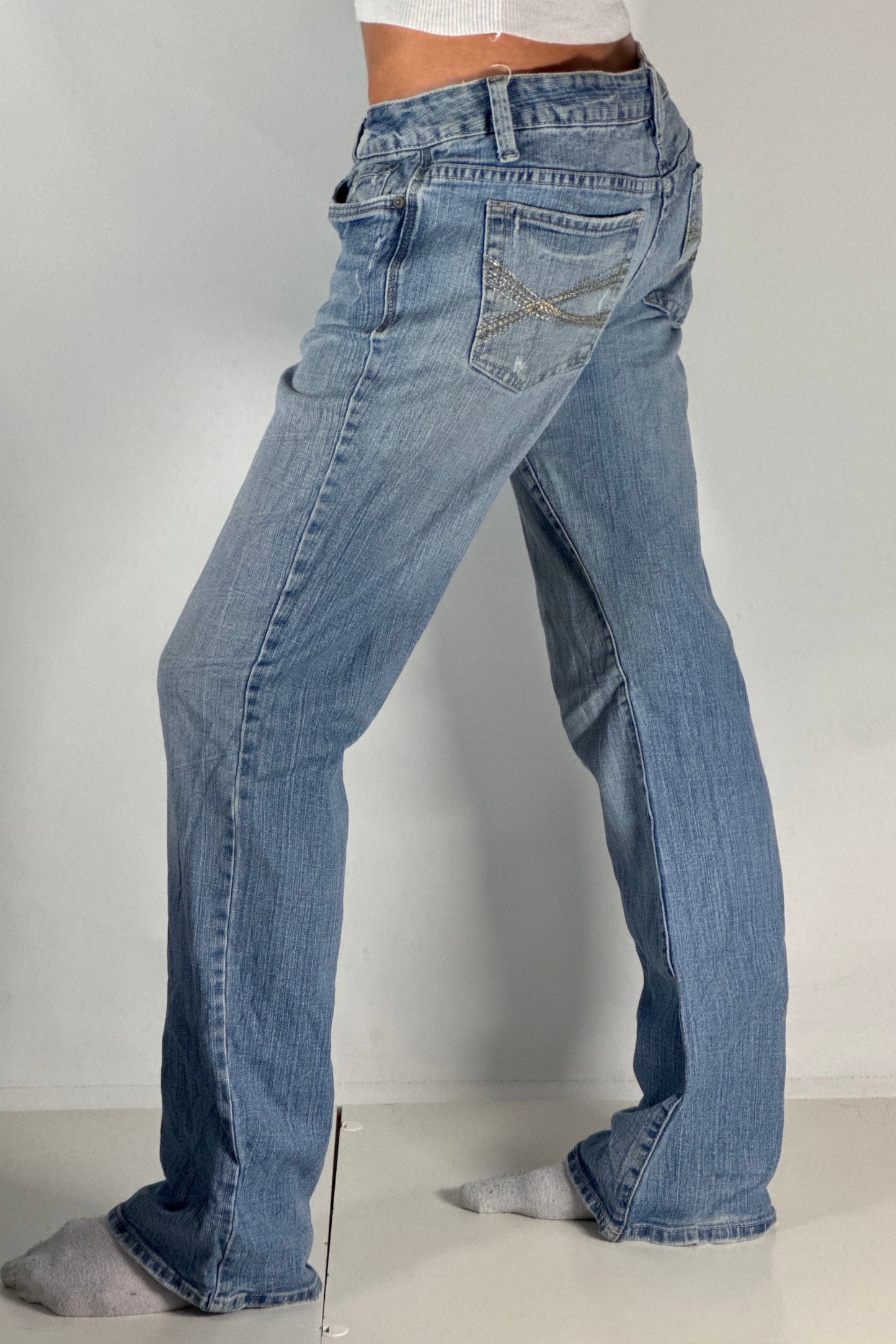 Lågmidjade jeans stl: M