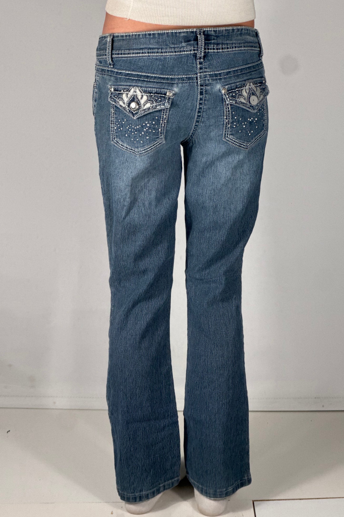 Lågmidjade jeans stl: S