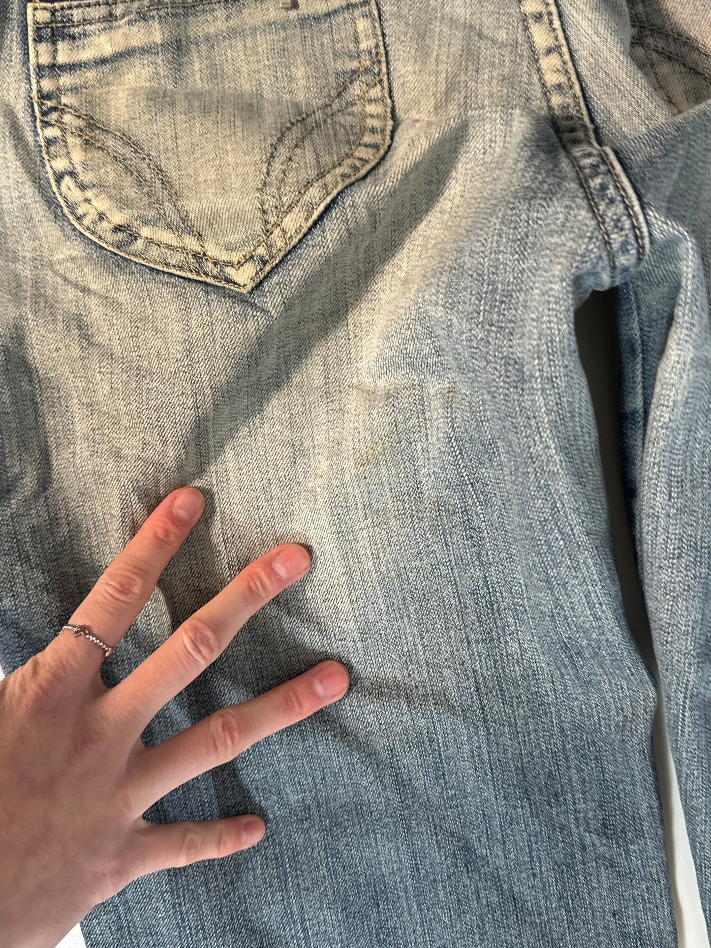 Lavtaljede jeans str: S