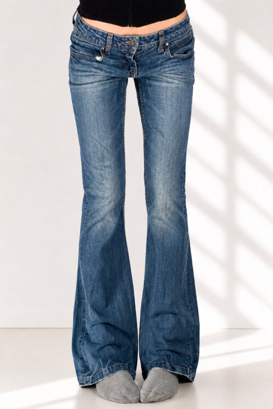 Lågmidjade jeans stl: S