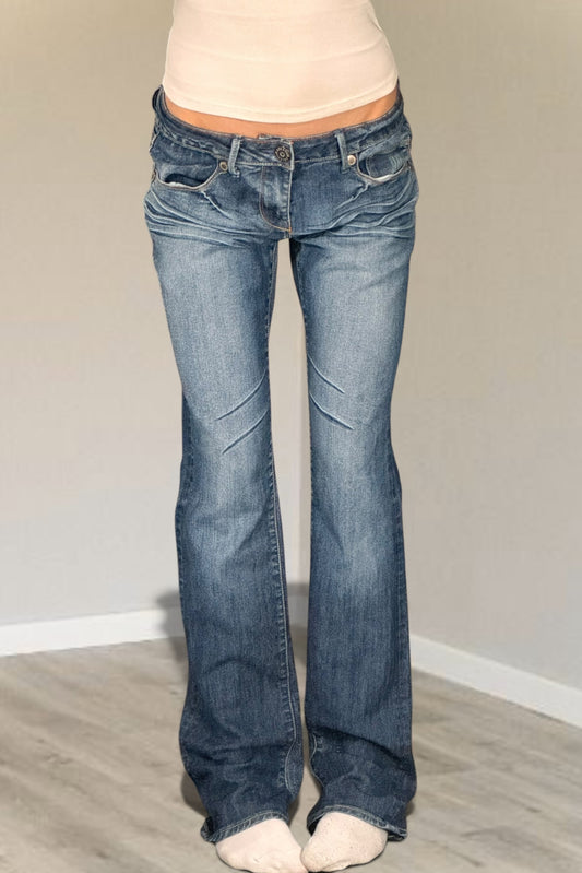 Lågmidjade jeans stl: S