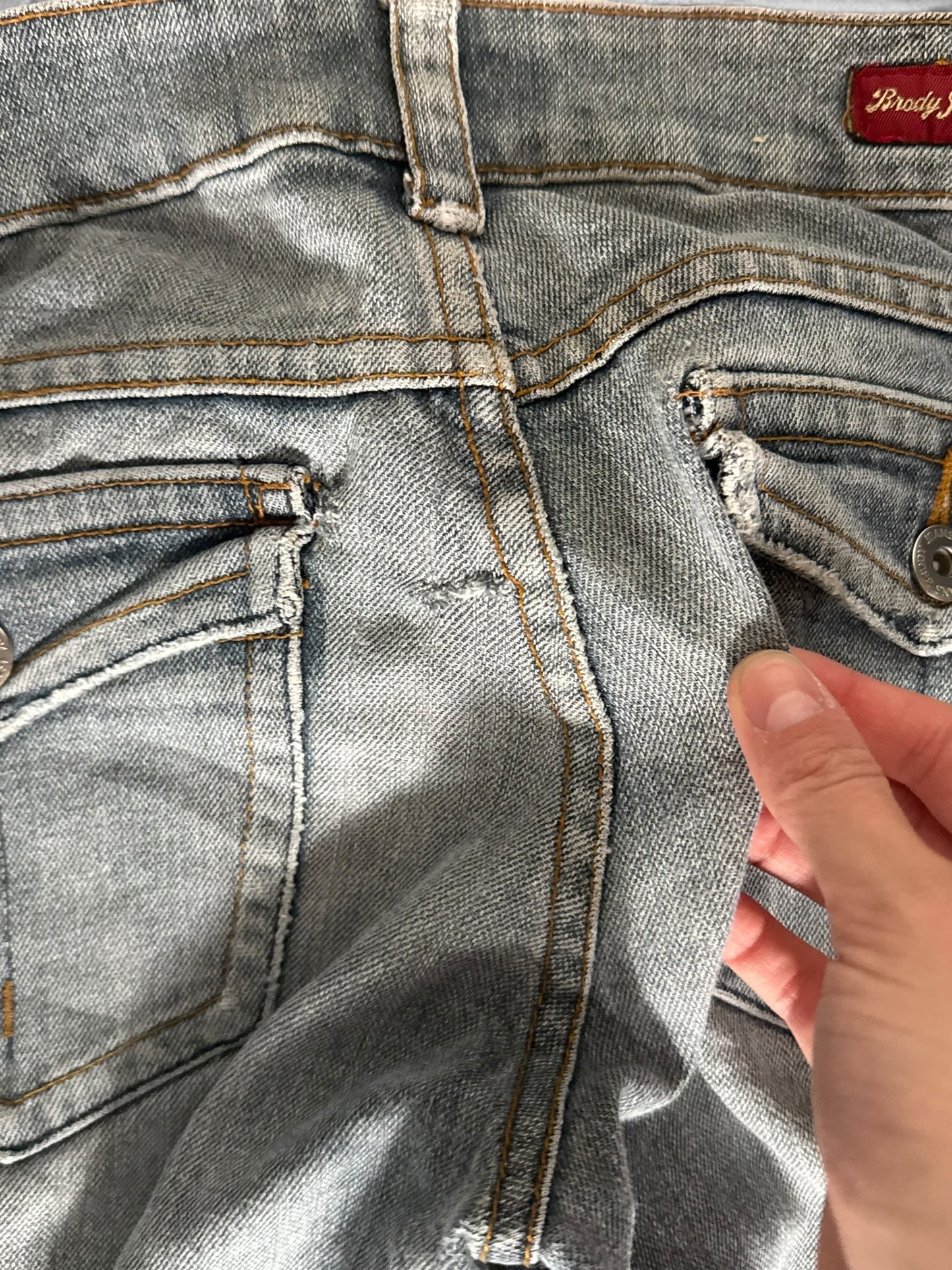 Lågmidjade jeans stl: S