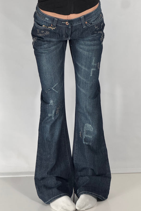 Lågmidjade jeans stl: S (W29/L34)