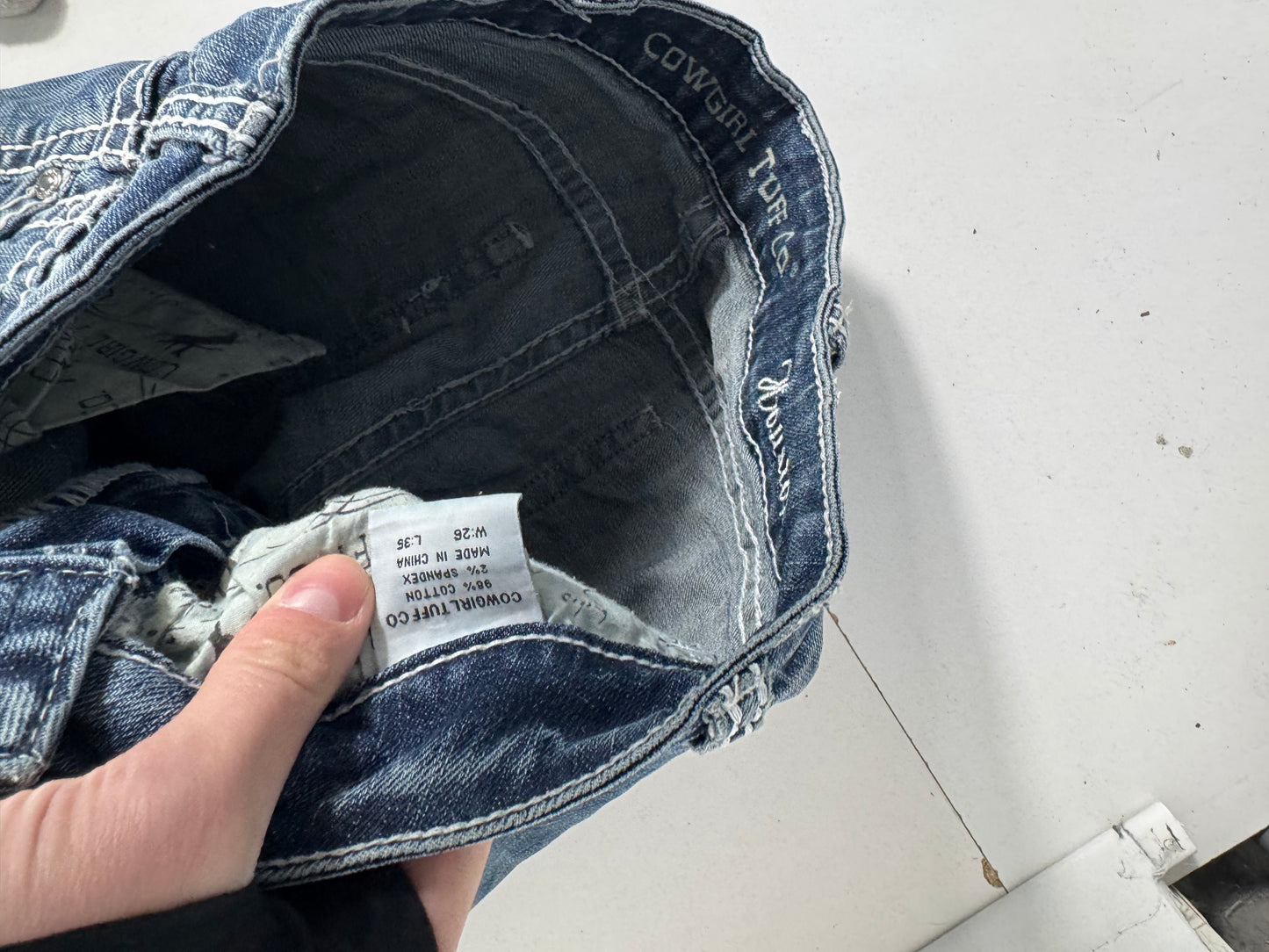 Lavtaljede jeans str: