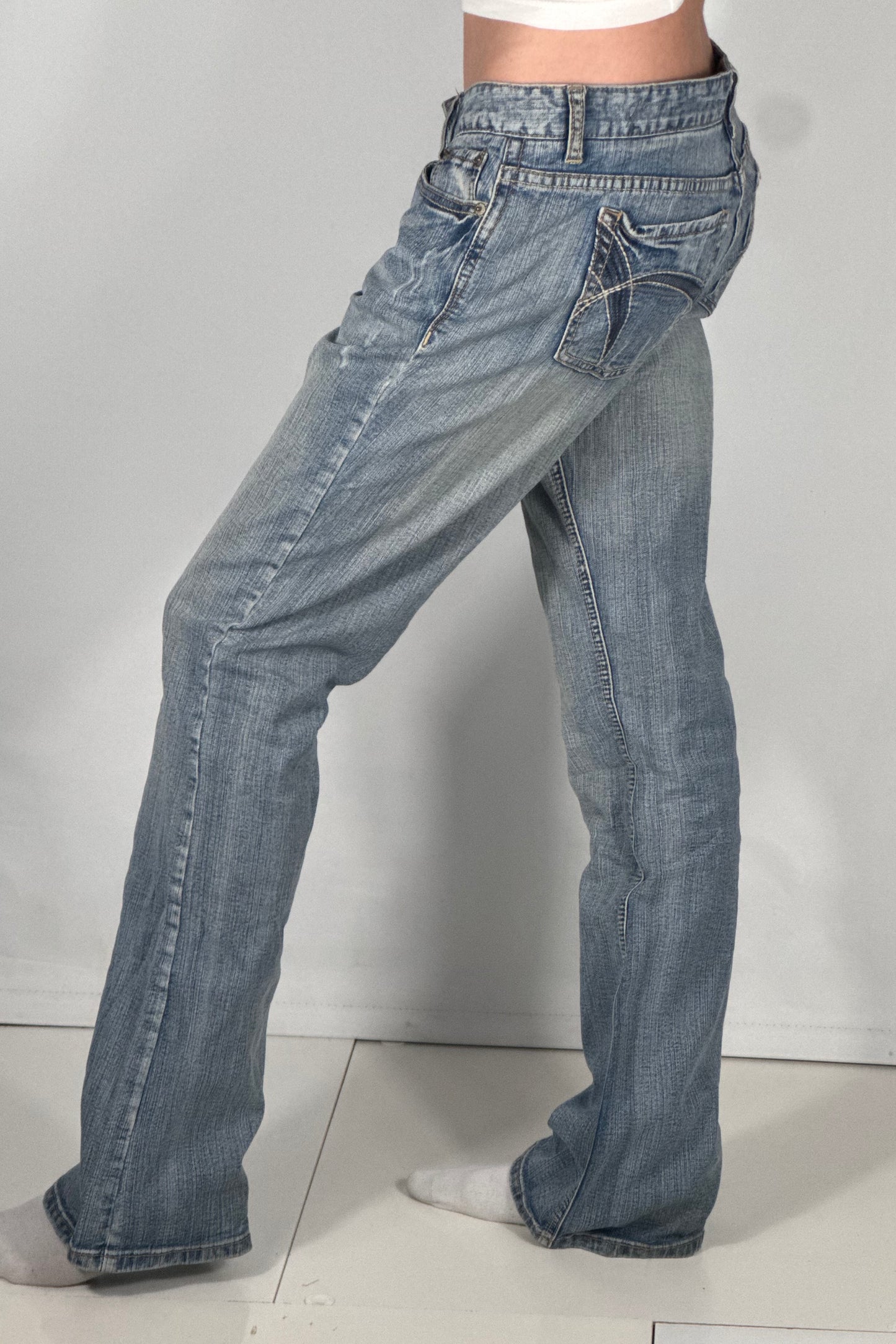 Lågmidjade jeans stl: S