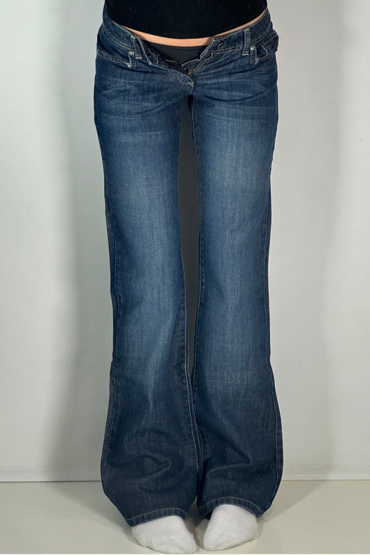 Lågmidjade jeans stl: XXXS