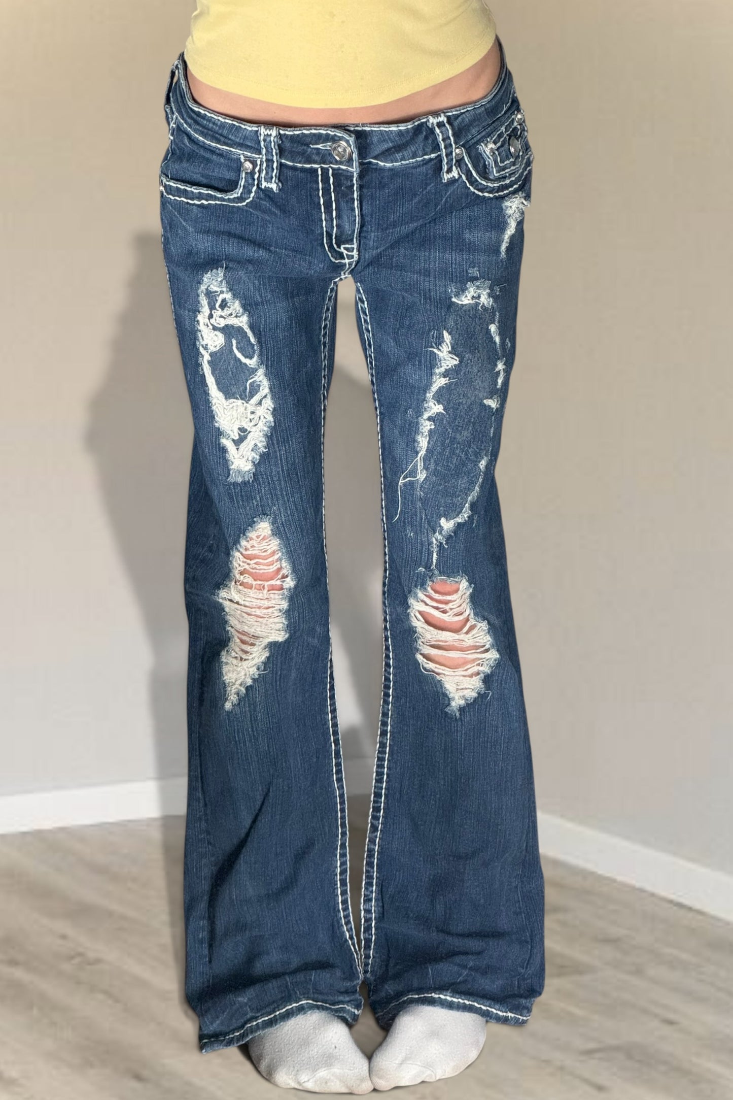 Lågmidjade jeans stl: L