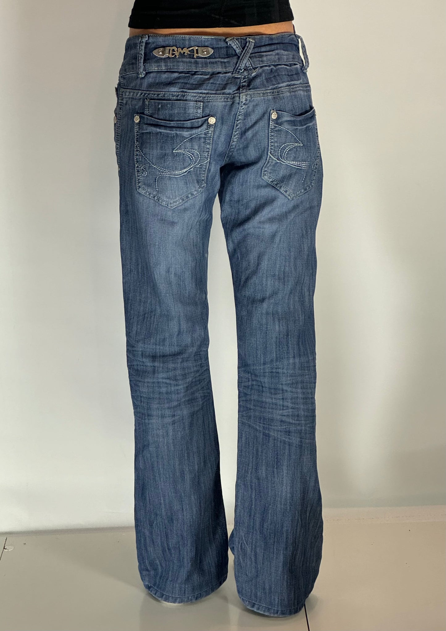 Lågmidjade jeans stl: S
