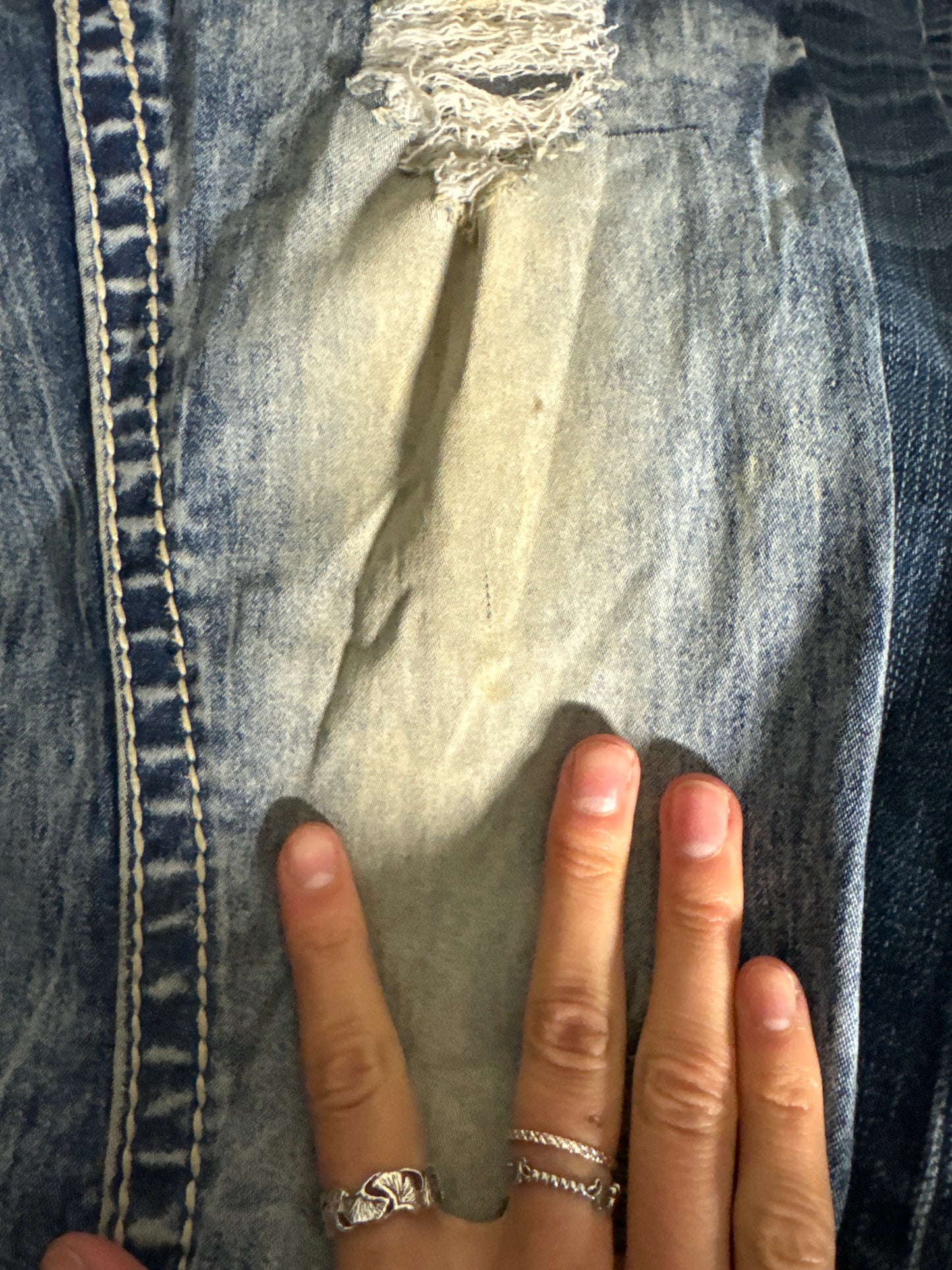 Lågmidjade jeans stl: XS