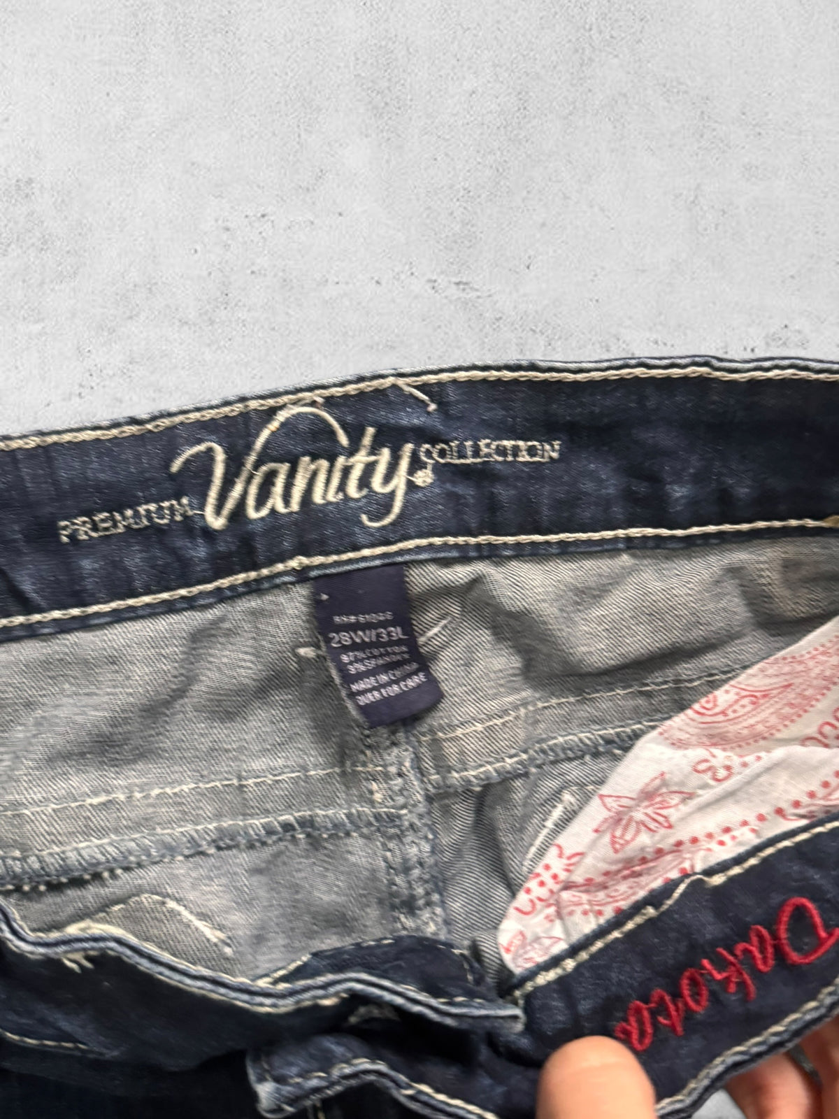 Lågmidjade jeans stl: S
