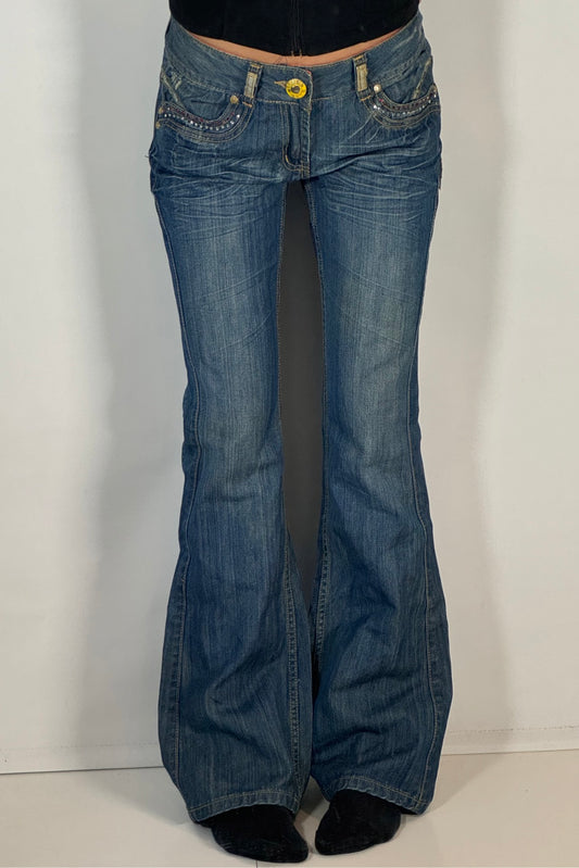 Lågmidjade jeans stl: S