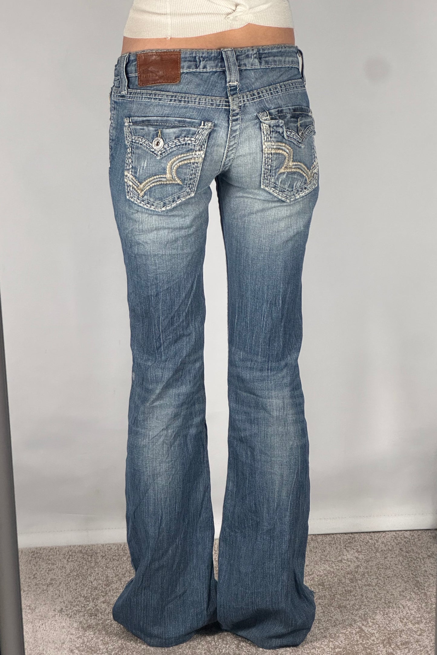 Lågmidjade jeans stl: S
