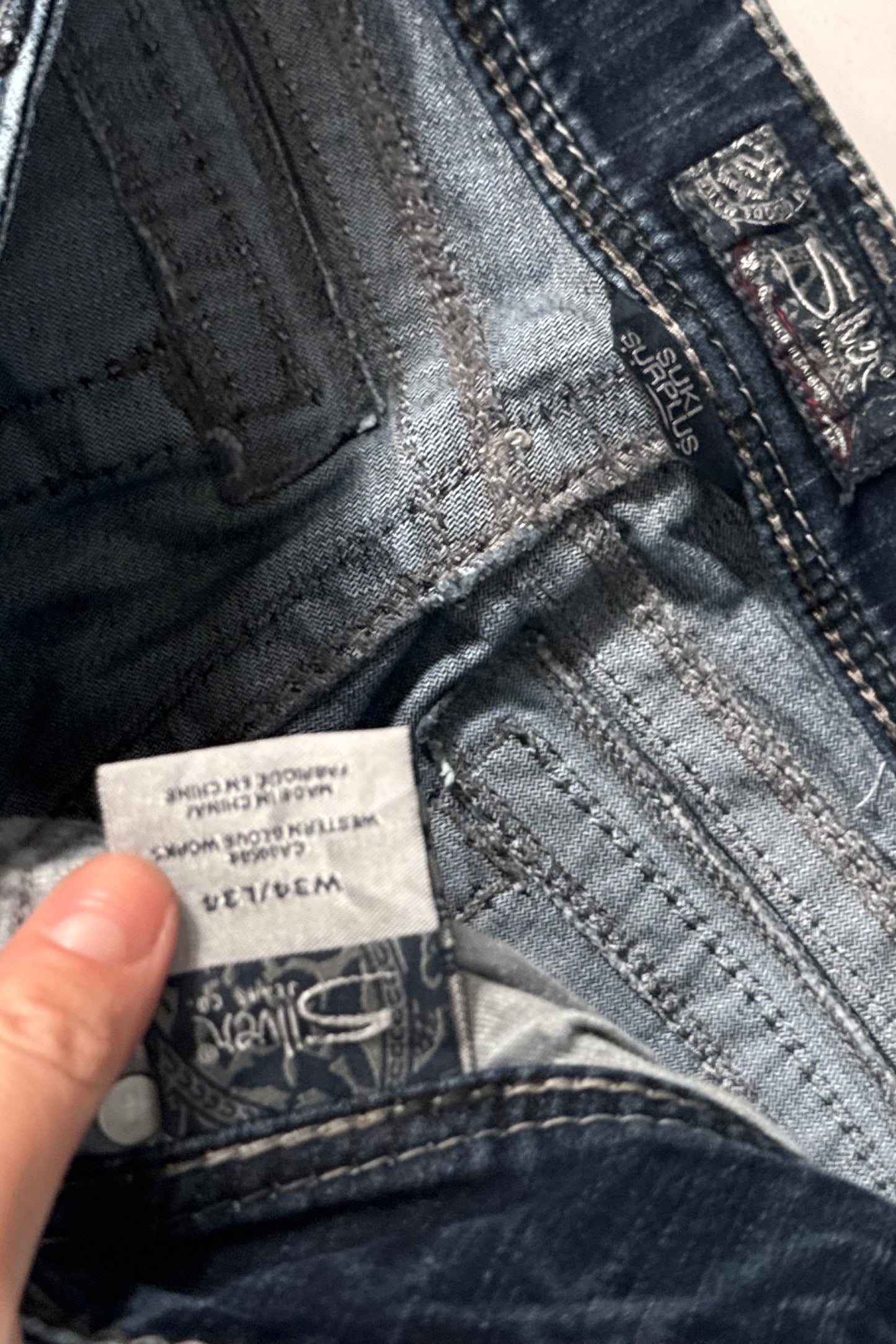 Lågmidjade jeans stl: