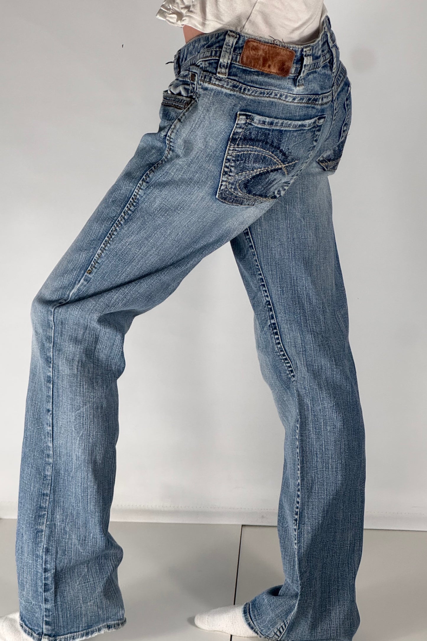 Lågmidjade jeans stl: M
