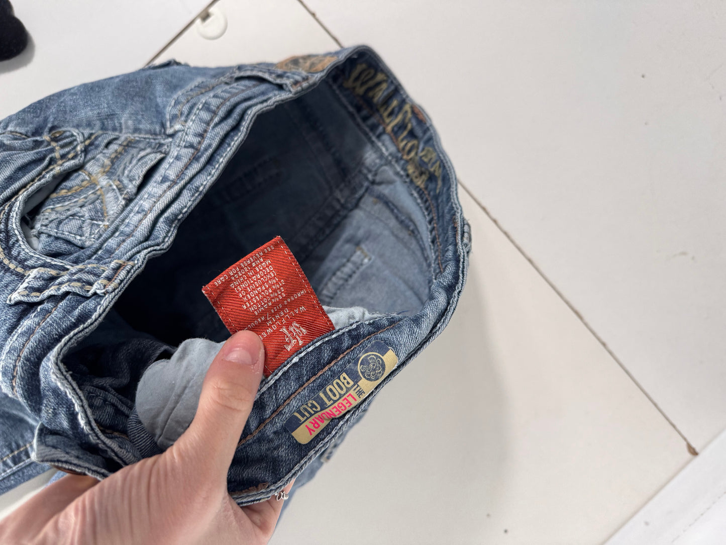 Lågmidjade jeans stl: S
