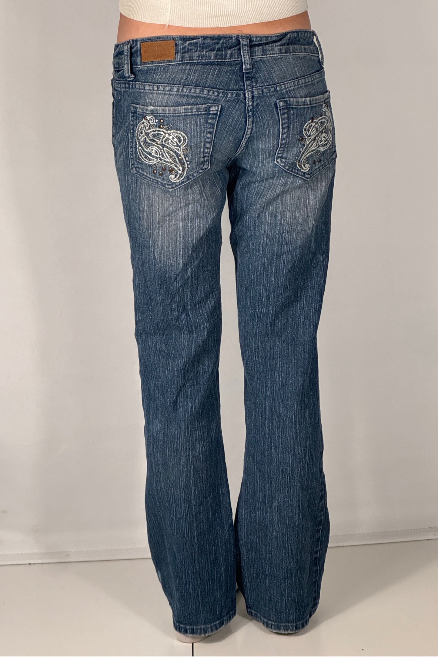 Lågmidjade jeans stl: S