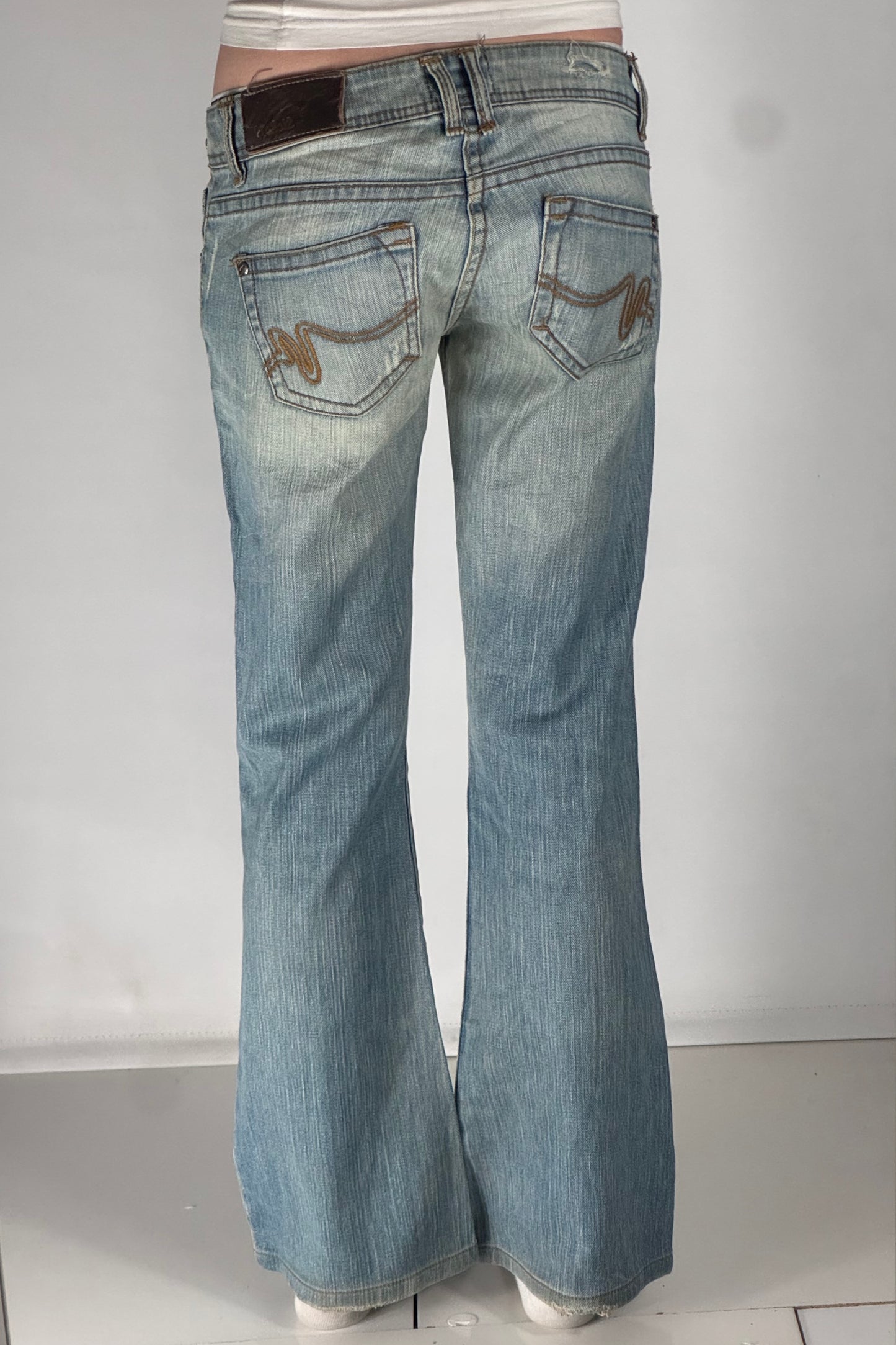 Lågmidjade jeans stl: S