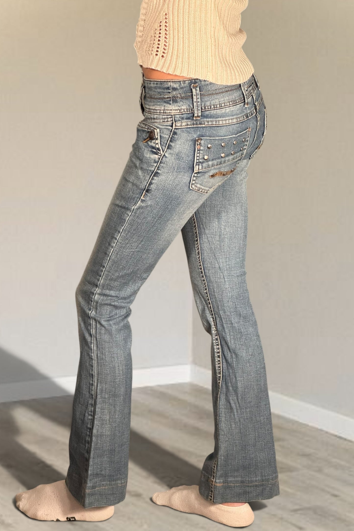 Lågmidjade jeans stl: XS