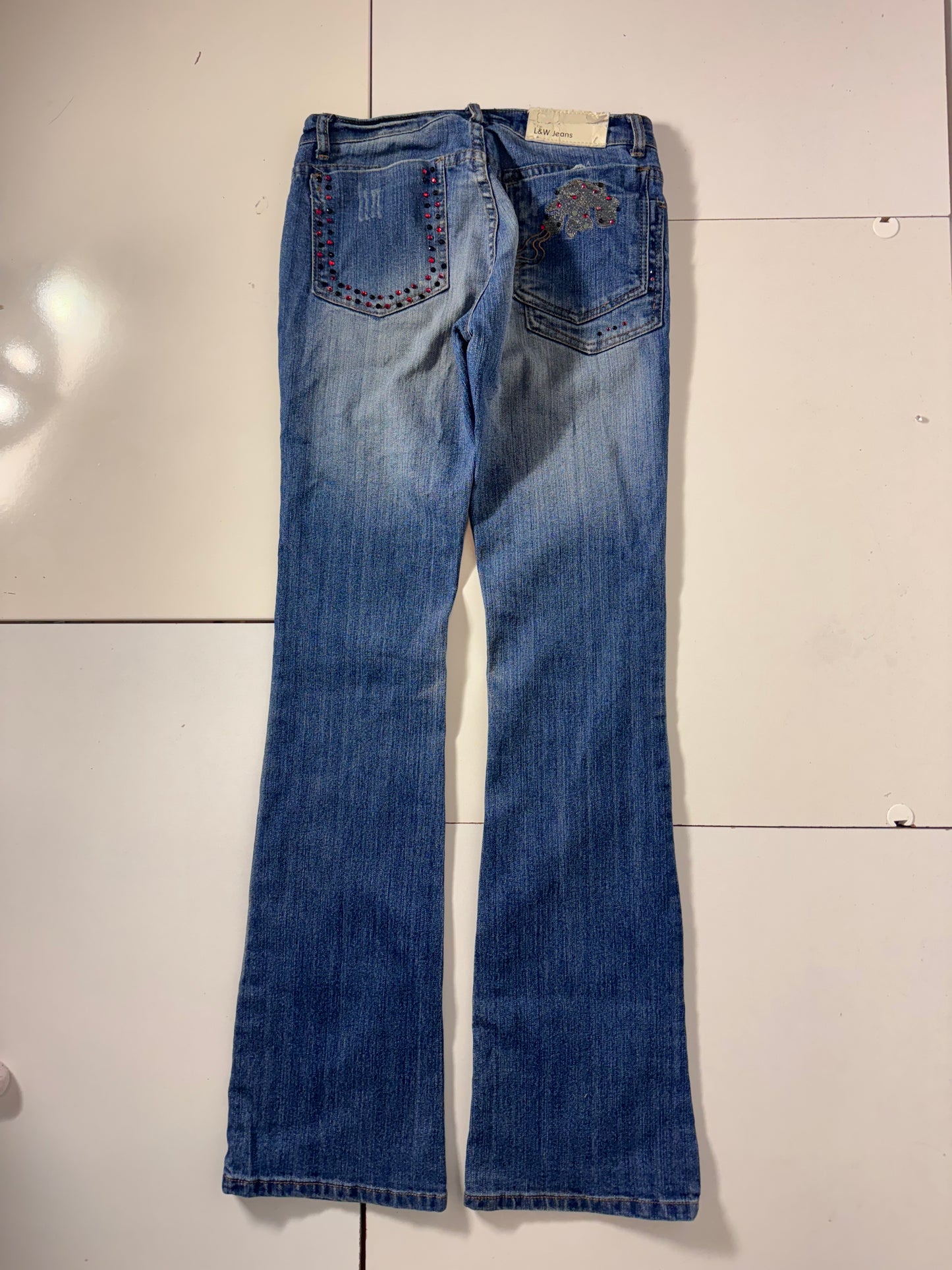 Lågmidjade jeans stl: XXS