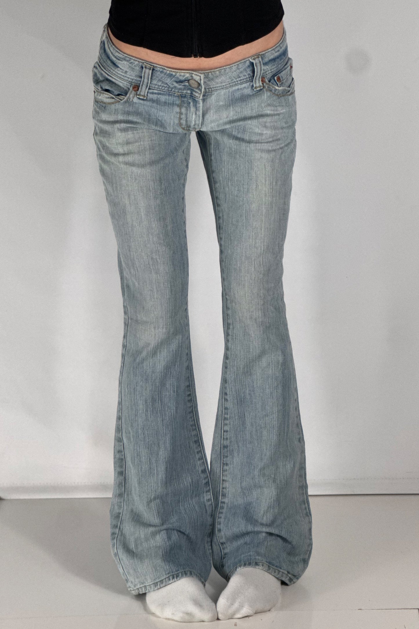 Lågmidjade jeans stl: S